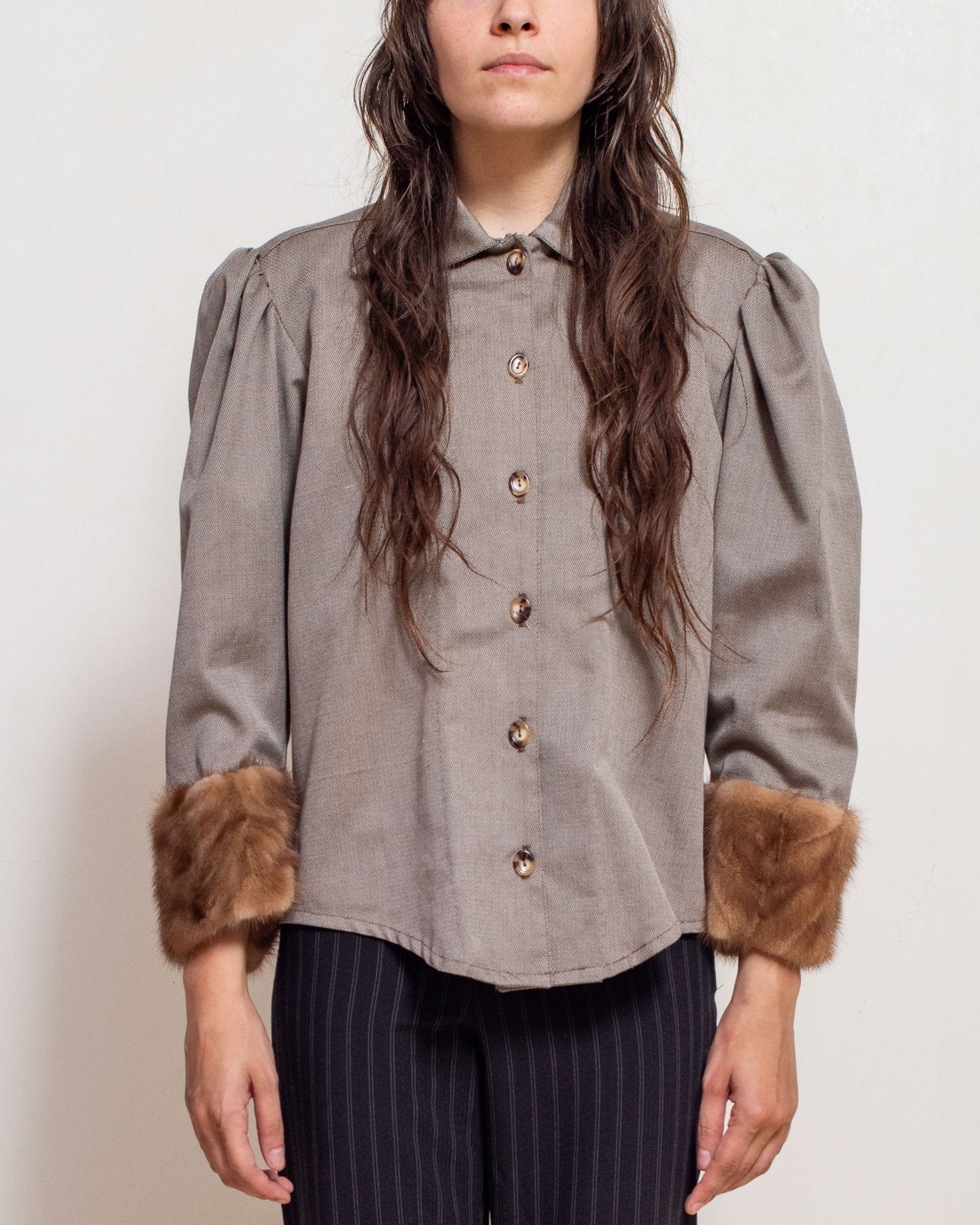 Mink Cuff Button Down